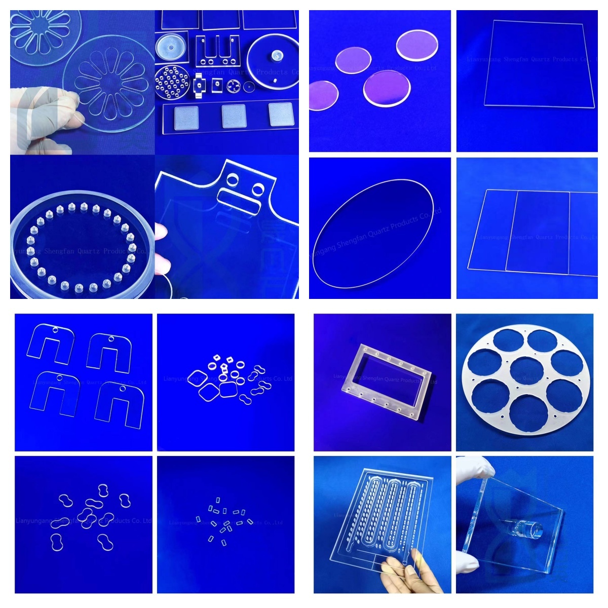 trường hợp công ty mới nhất về Cửa sổ quan sát thạch anh có hình dạng đặc biệt tùy chỉnh dành cho khách hàng bán dẫn Hàn Quốc-Amy