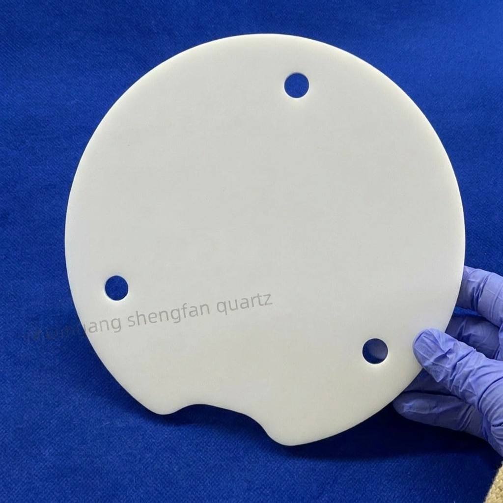 trường hợp công ty mới nhất về Opaque Quartz Perforated Sheets: High-Reflectivity Thermal Radiation Shielding Materials for Semiconductor-Mia