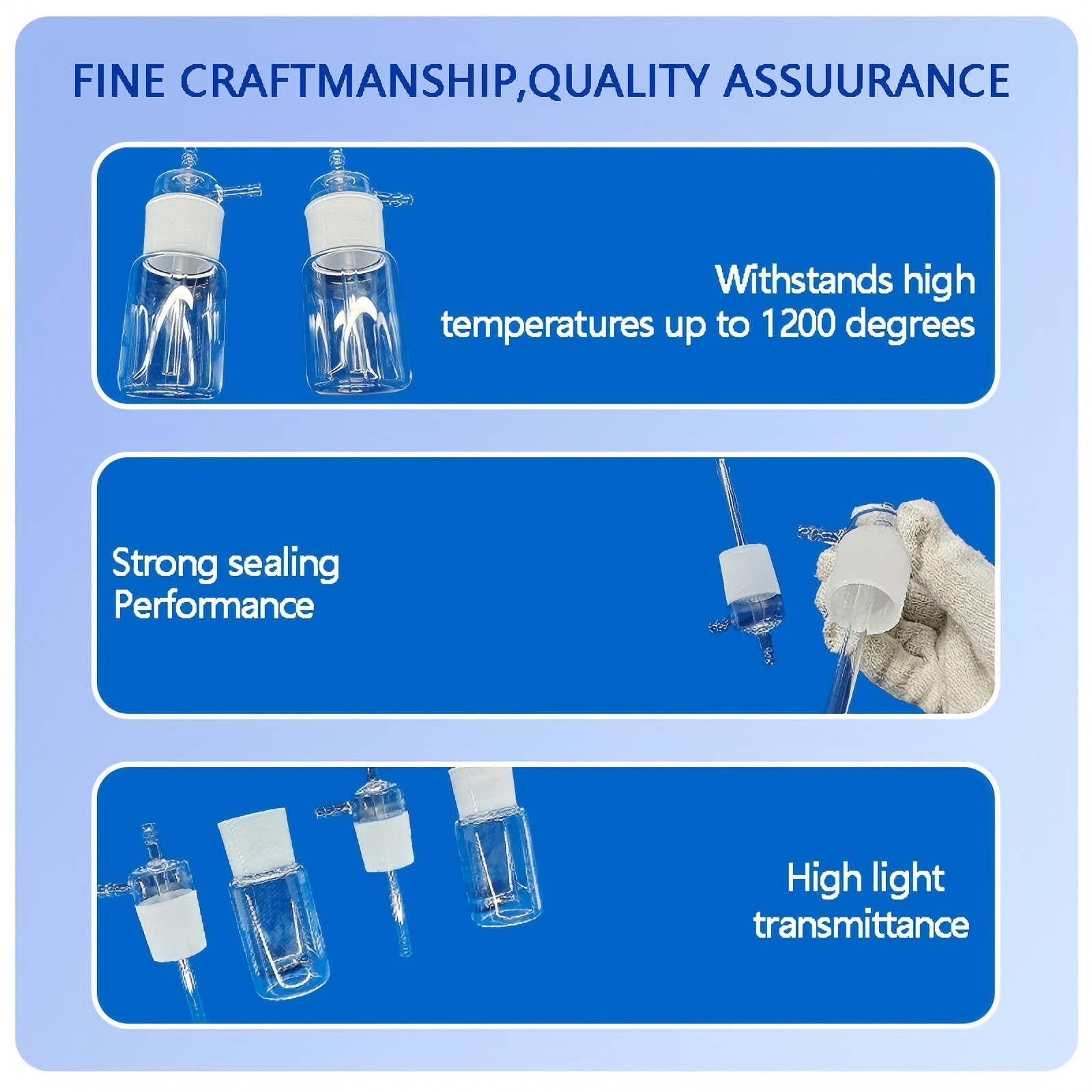 trường hợp công ty mới nhất về Quartz Three‑Neck Round‑Bottom Flask | High Temp & UV Transmittance Lab Glassware-sara