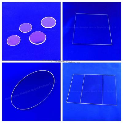 chất lượng  Custom Optical Fused Quartz Glass  Sheet With High Transmitance nhà máy
