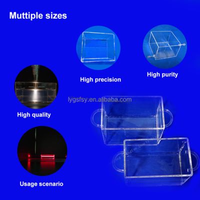 chất lượng  Customized high-temperature resistant quartz tanks quartz containers of test samples nhà máy