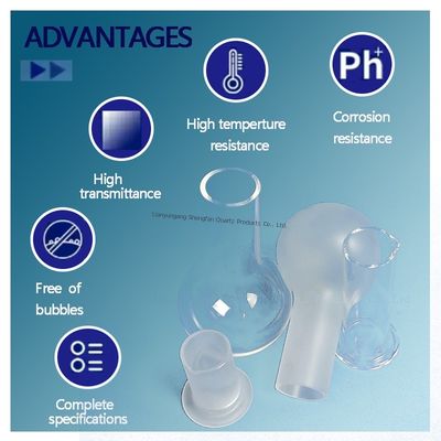 chất lượng  Custom 50-5000ML Quartz Glass Round Bottom Long Neck Flask nhà máy