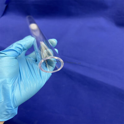 chất lượng  High temperature resistant 1100° transparent quartz glass tube quartz sand core tube nhà máy