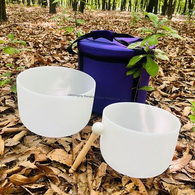 chất lượng  Custom Logo 99.99% Pure Quartz Crystal Singing Bowl Tuned to 440Hz/432Hz for Chakra Balancing nhà máy