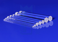 Finish Milling Clear Fused Quartz Rod For Solar Semiconductor