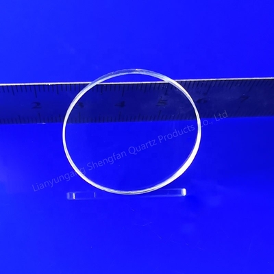 Transparent uv quartz wafer mỏng silica tấm tấm thủy tinh thạch anh bán buôn tấm thạch anh trong suốt