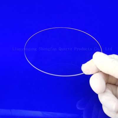 Transparent uv quartz wafer mỏng silica tấm tấm thủy tinh thạch anh bán buôn tấm thạch anh trong suốt