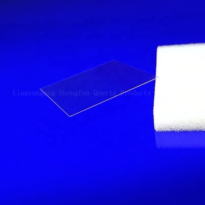 Transparent uv quartz wafer mỏng silica tấm tấm thủy tinh thạch anh bán buôn tấm thạch anh trong suốt