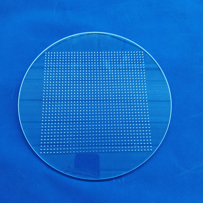 High Transmittance Quartz Glass Plate cắt trong suốt cho UV Light Laser Boring