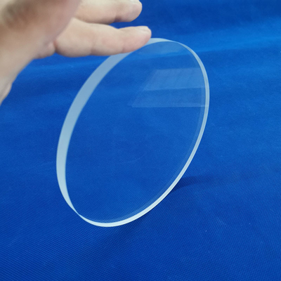 Tấm thủy tinh thạch anh nhiệt độ cao Tấm hợp nhất Đĩa tùy chỉnh 0,5mm