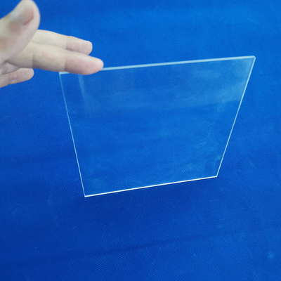 Tấm thủy tinh thạch anh nhiệt độ cao Tấm hợp nhất Đĩa tùy chỉnh 0,5mm