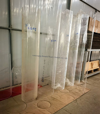 Ống thủy tinh thạch anh trong suốt có độ truyền sáng cao, cách điện tốt và chống ăn mòn