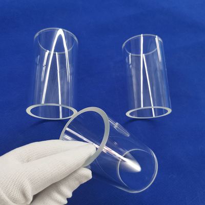 Transparent Quartz Tube Reactor Testing Glass Sleeve For Germicidal Lamps