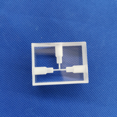 Tấm thủy tinh thạch anh nhiệt độ cao Tấm phẳng trong suốt 100mm để ép phun