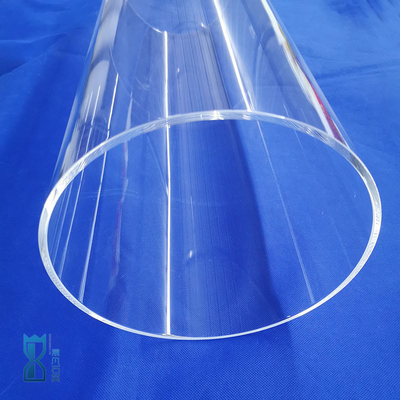 Custom nhiệt độ cao chống nóng ống thủy tinh thạch anh đường kính lớn