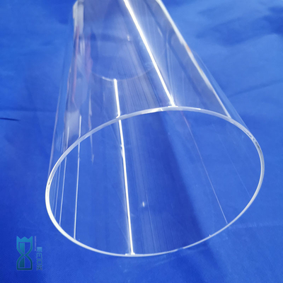 Custom nhiệt độ cao chống nóng ống thủy tinh thạch anh đường kính lớn