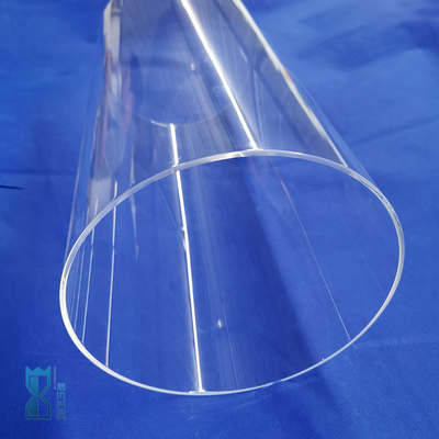 Sản xuất hỗ trợ tùy chỉnh Kháng nhiệt Fuesd đường kính lớn Quartz ống kính trong suốt