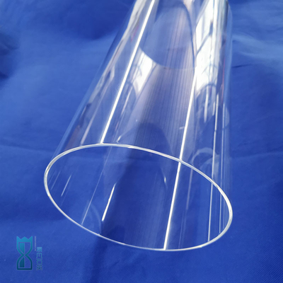 Sản xuất hỗ trợ tùy chỉnh Kháng nhiệt Fuesd đường kính lớn Quartz ống kính trong suốt