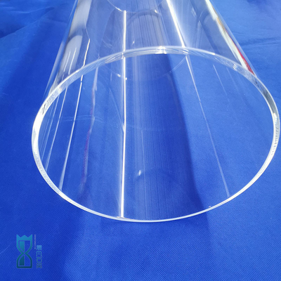 Custom nhiệt độ cao chống nóng ống thủy tinh thạch anh đường kính lớn