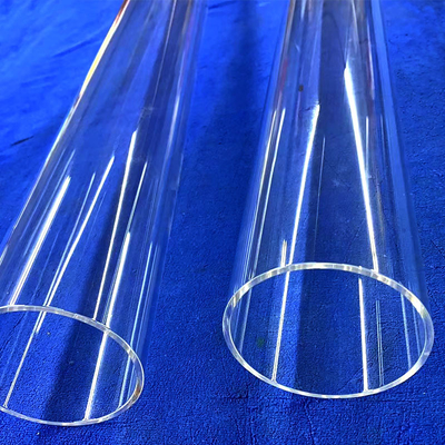 Custom nhiệt độ cao chống nóng ống thủy tinh thạch anh đường kính lớn
