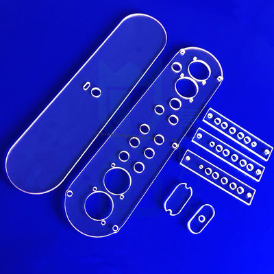 Đơn vị hóa nhiệt độ cao Quartz tấm thủy tinh cho máy khắc nghiệt với ± 0.02mm dung sai và 1150C nhiệt độ làm việc