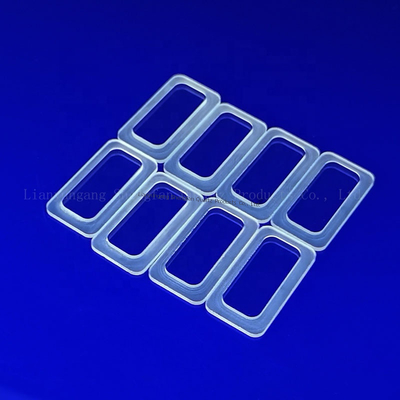 Tấm kính thạch anh silica nóng chảy chịu nhiệt tùy chỉnh với độ trong suốt cao