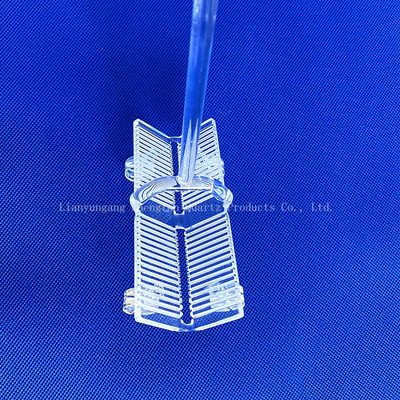 Dòng tinh khiết cao chống nhiệt Quartz thủy tinh nóng chảy tàu mang wafer cho bán dẫn