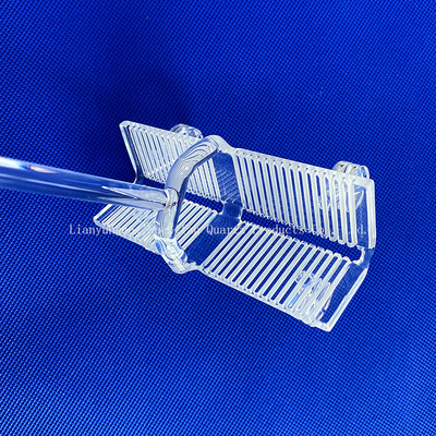 Dòng tinh khiết cao chống nhiệt Quartz thủy tinh nóng chảy tàu mang wafer cho bán dẫn
