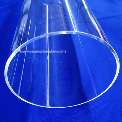 Sản xuất hỗ trợ tùy chỉnh Kháng nhiệt Fuesd đường kính lớn Quartz ống kính trong suốt