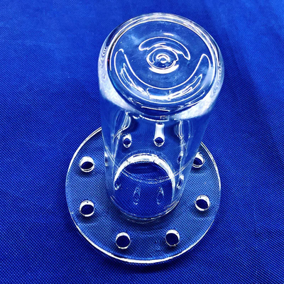 Nhà máy tùy chỉnh nhiệt độ cao hàn flange ống thạch anh