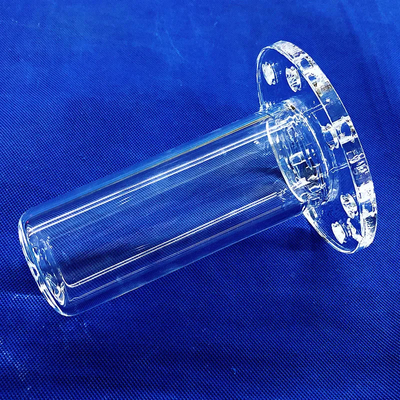 Nhà máy tùy chỉnh nhiệt độ cao hàn flange ống thạch anh