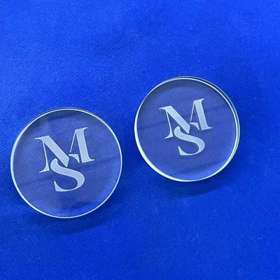 Nhà máy tùy chỉnh nhiệt độ cao thổi cát logo tấm thạch anh