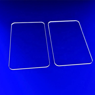 Bảng thủy tinh thạch anh vuông chống ăn mòn với độ truyền ánh sáng cao UV