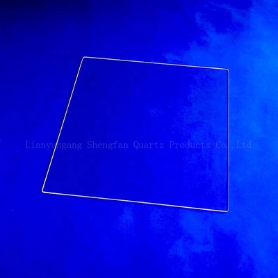 Custom High Purity Fused Silica Quartz Glass Optical Windows Để bảo vệ cảm biến