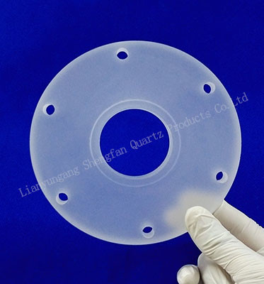 Custom chất lượng cao opaque Frosted Quartz Bảng chống nhiệt độ cao