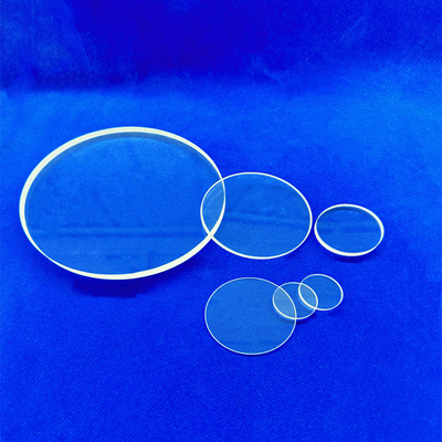 Custom High Purity Fused Silica Quartz Glass Optical Windows Để bảo vệ cảm biến
