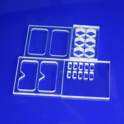 Màn hình thủy tinh tinh bằng thạch anh mỏng tinh khiết Quartz Glass Plate Sheet Disc cho ngành công nghiệp quang học