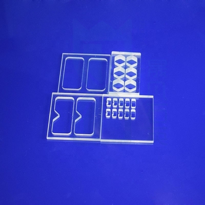 Màn hình thủy tinh tinh bằng thạch anh mỏng tinh khiết Quartz Glass Plate Sheet Disc cho ngành công nghiệp quang học