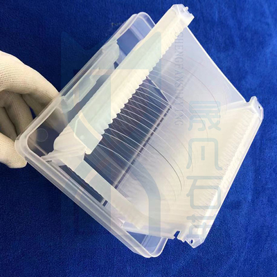 Custom High Purity UV Fused Silica Quartz Glass Optical Windows Đối với các dụng cụ điện tử
