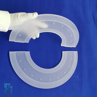 Nhà máy tùy chỉnh Kích thước không mờ Quartz Clear Glass Window quang Quartz tấm Uv Quartz Glass tấm