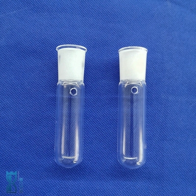 Nhà máy tùy chỉnh phòng thí nghiệm thạch anh tròn đáy phẳng ống thử chống ăn mòn nhiệt độ cao