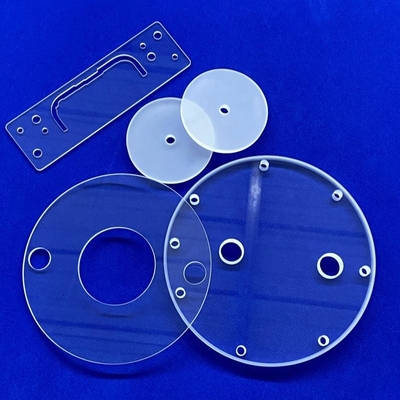 CNC tùy chỉnh nhiệt độ cao và chống ăn mòn bán dẫn đá thạch anh chip đục tấm