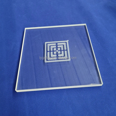 Nhà máy tùy chỉnh nhiệt độ cao thổi cát logo tấm thạch anh