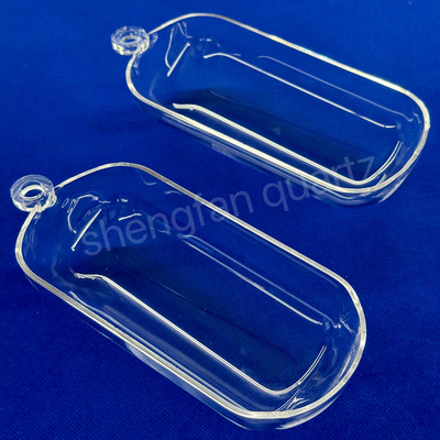 Nhà máy tùy chỉnh chống nhiệt độ cao bán dẫn thạch anh giặt thuyền Annealing thuyền