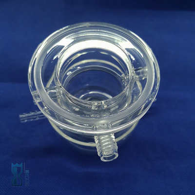 Phản ứng thạch anh trong suốt UV tùy chỉnh với nhiệt độ cao và chống ăn mòn