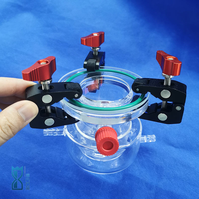 Phản ứng thạch anh trong suốt UV tùy chỉnh với nhiệt độ cao và chống ăn mòn