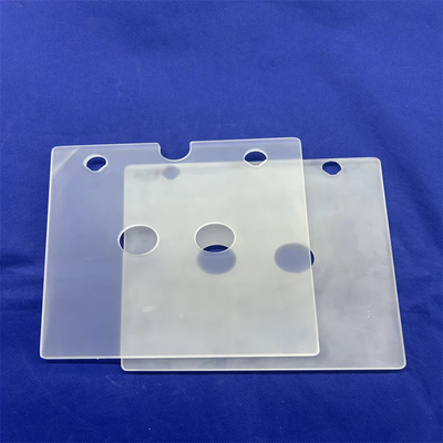 Nhà máy tùy chỉnh chống nhiệt độ cao opaque Perforated Quartz Sheet