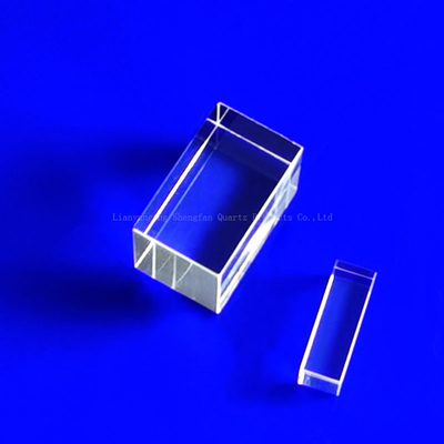 Nhà máy tùy chỉnh UV High Transmittance Prism Window Quartz Window Piece