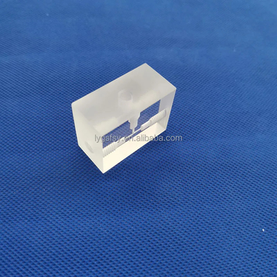 Chuyên nghiệp tùy chỉnh truyền ánh sáng cao sợi bên tấm thủy tinh thạch anh
