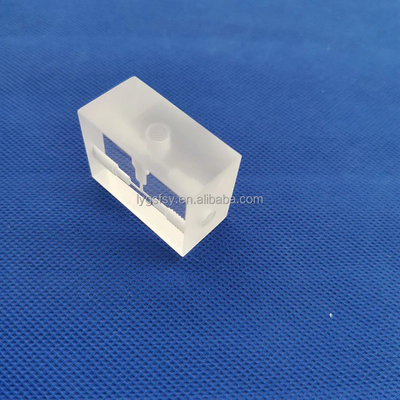 Chuyên nghiệp tùy chỉnh truyền ánh sáng cao sợi bên tấm thủy tinh thạch anh